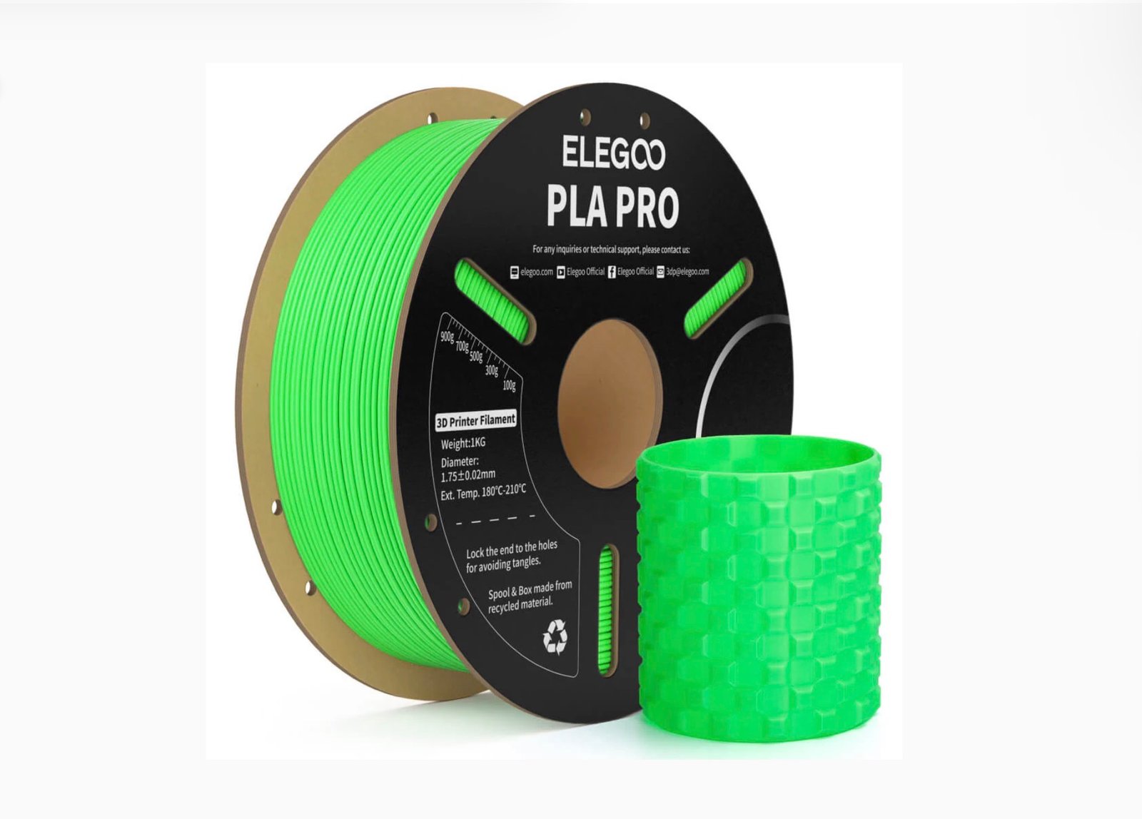 Elegoo PLA Pro Neon Green