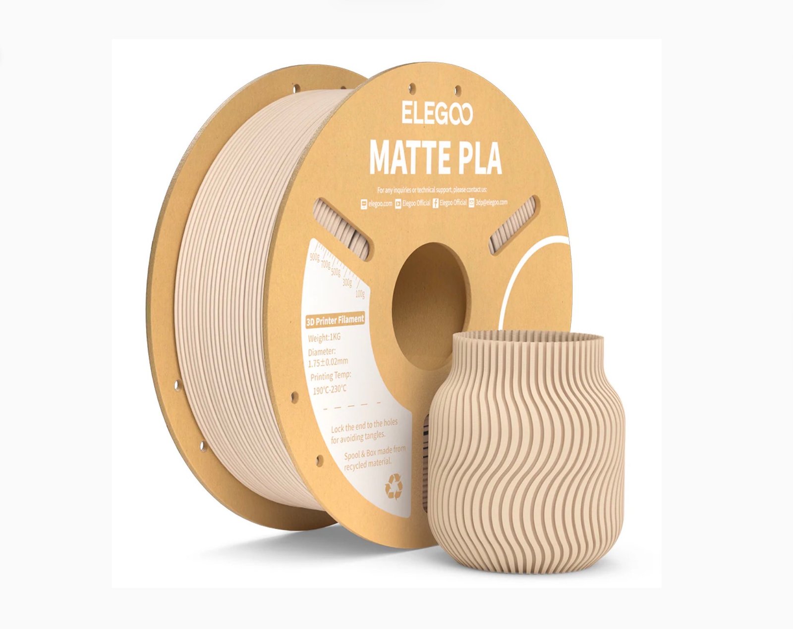 Elegoo PLA Matte Beige