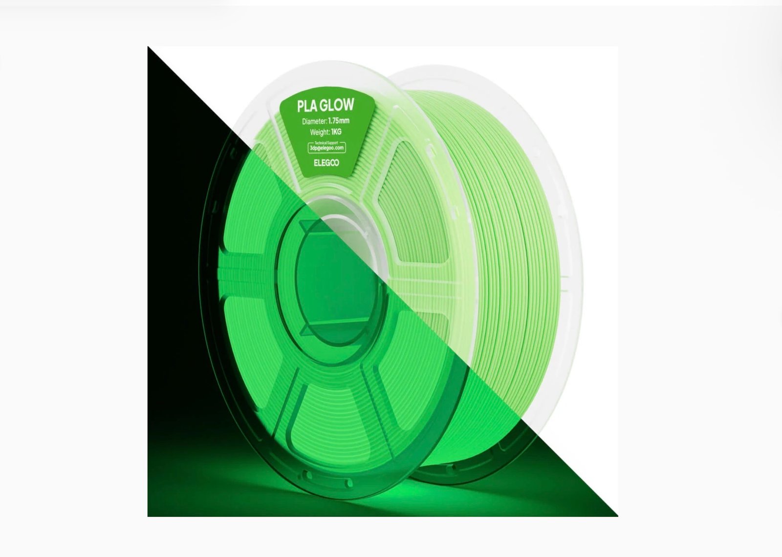 Elegoo PLA Glow Green