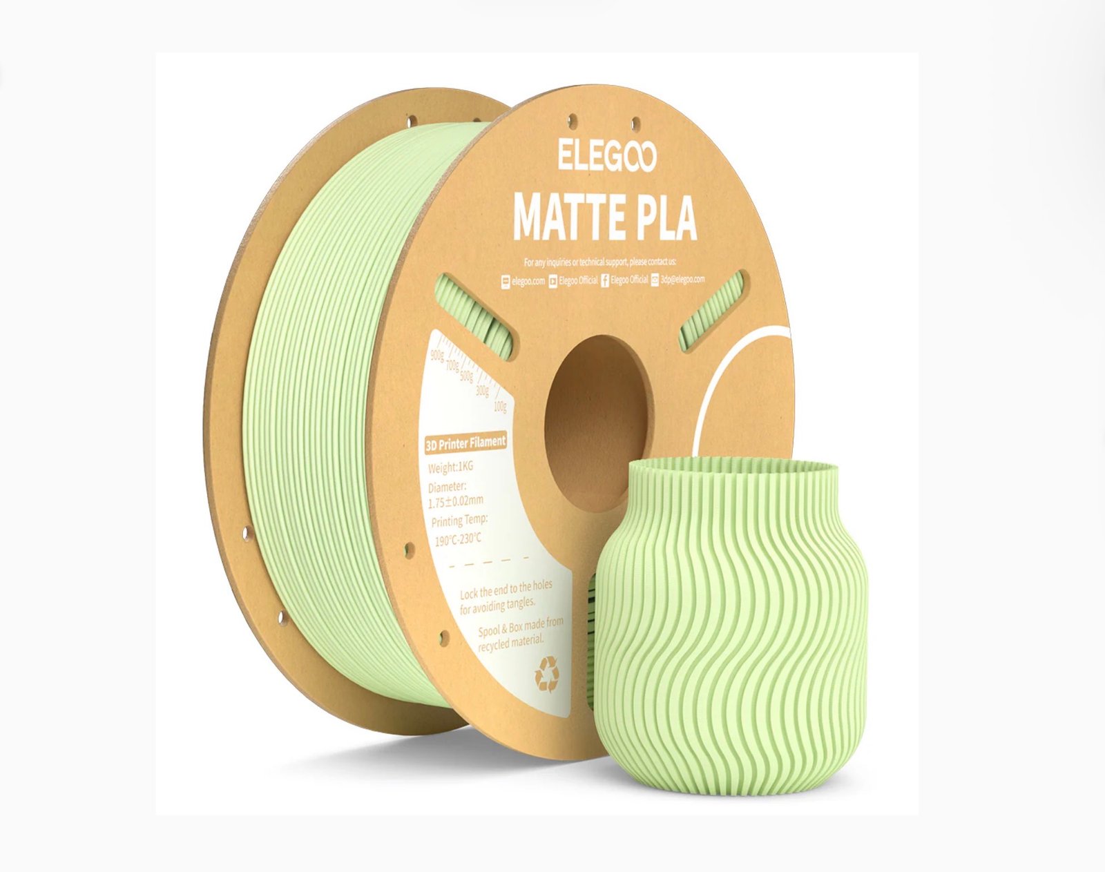 Elegoo PLA Matte Mint Green
