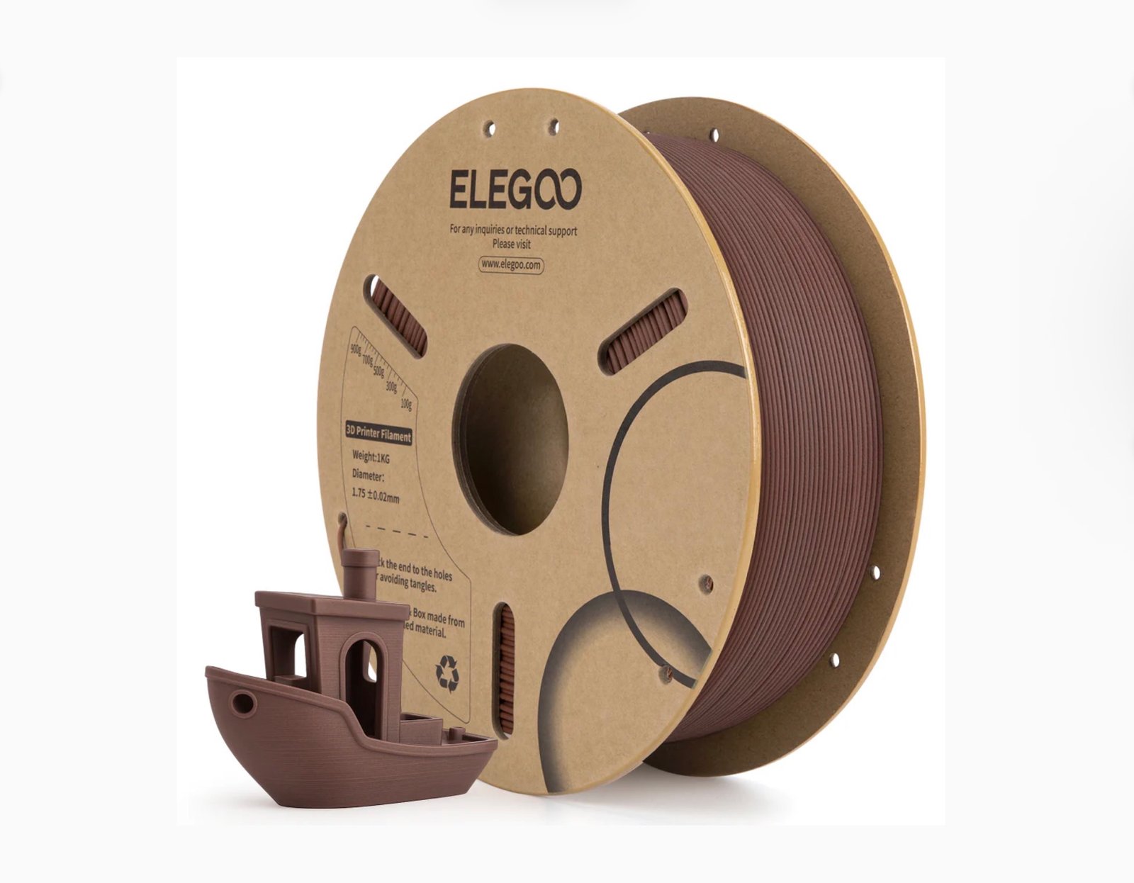 Elegoo PLA Wood Walnut Wood