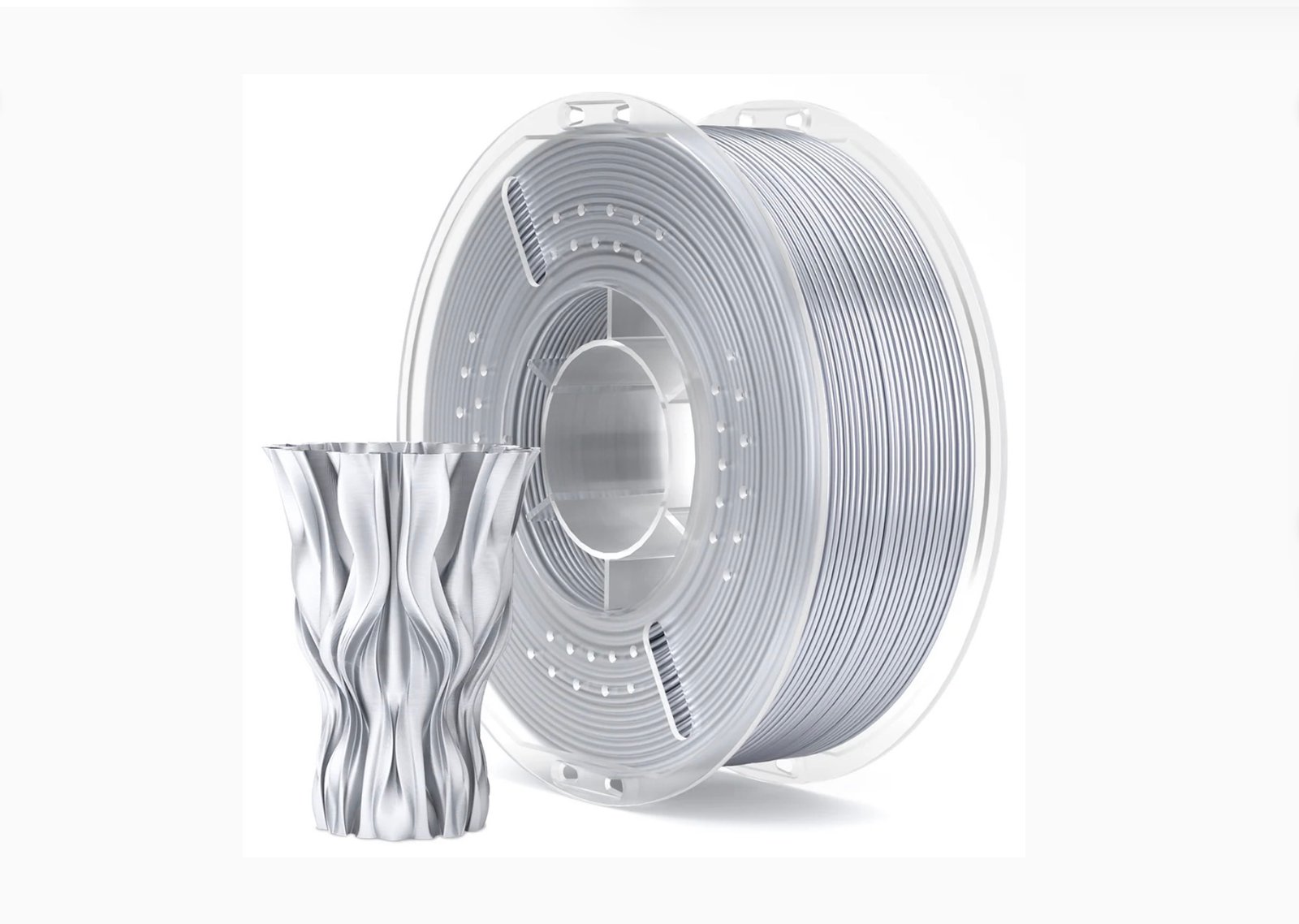 Elegoo PLA Silk Silver Grey