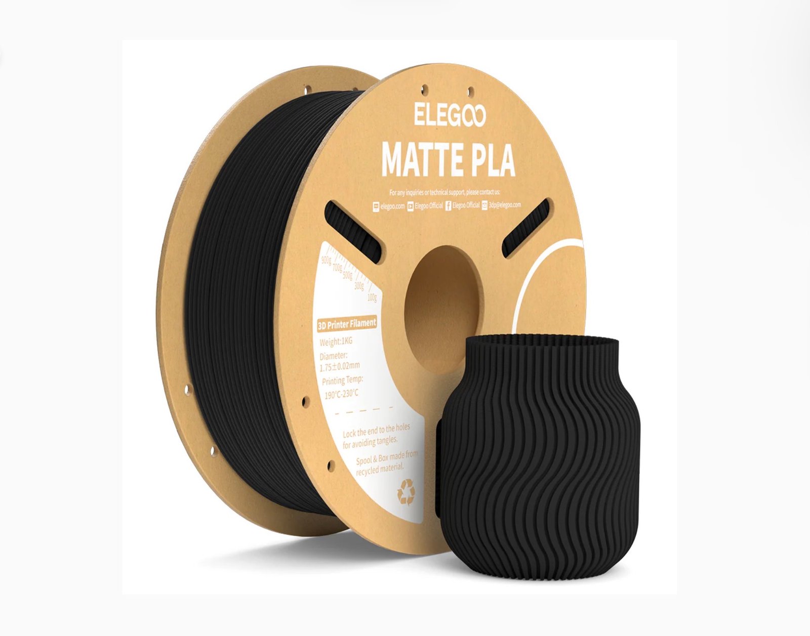 Elegoo PLA Matte Black