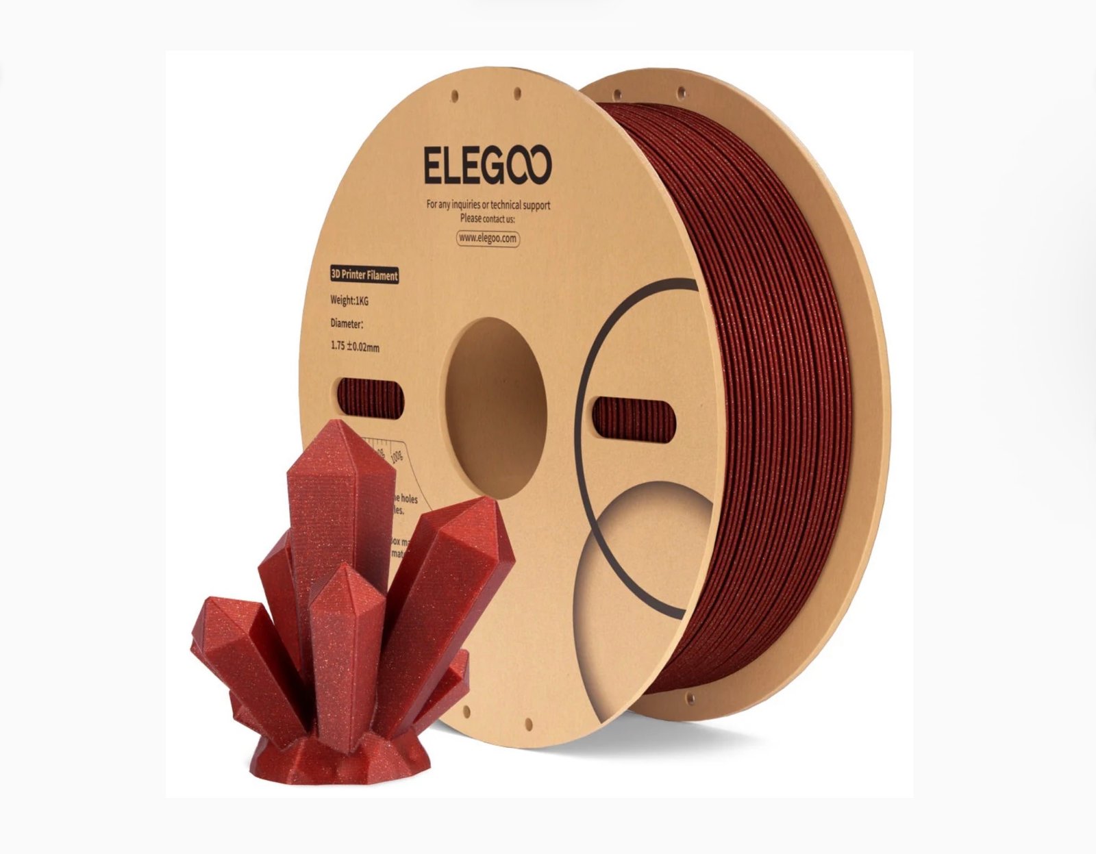 Elegoo PLA Sparkle Red