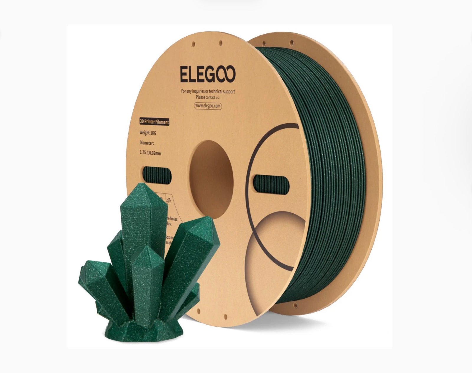 Elegoo PLA Sparkle Green