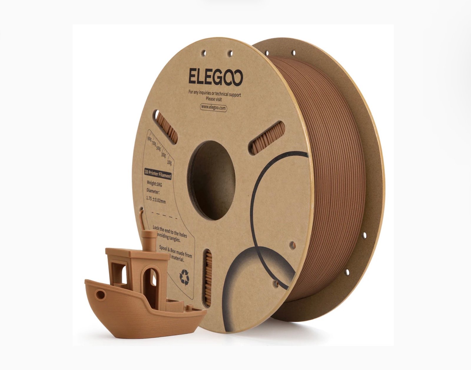 Elegoo PLA Wood Medium Brown